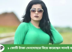 বিয়ে করেছেন আলোচিত মডেল অভিনেত্রী সানাই মাহবুব